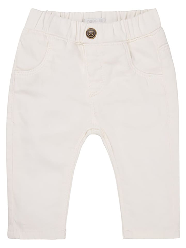 Noppies Jeans "Ogi" in Weiß - 75% | Größe 86 | Babyhosen