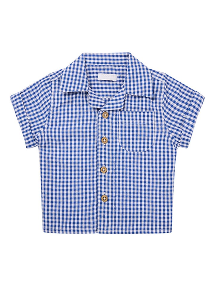 Noppies Hemd "Osnabruck" in Blau - 63% | Größe 80 | Baby-hemden-blusen