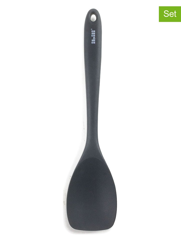 Ibili 2er-Set: Teigspatel in Dunkelblau - (H)12 cm - 23% | Kuechenhelfer