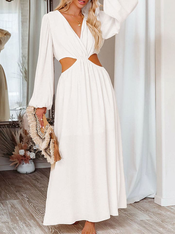LA Angels Kleid in Creme - 63% | Größe S | Damen-kleider