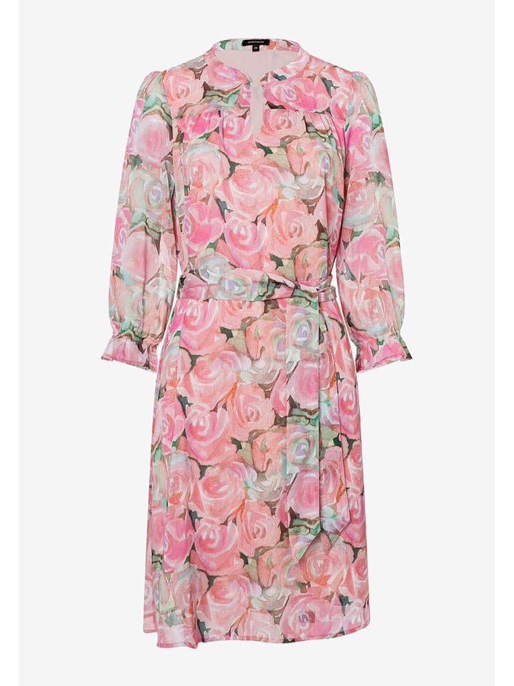 More & More Kleid in Rosa/ Türkis - 70% | Größe 44 | Damen-kleider