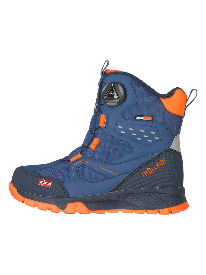 Trollkids Winterboots "Kirkenes" in Dunkelblau - 46% | Größe 29 | Kinderstiefel