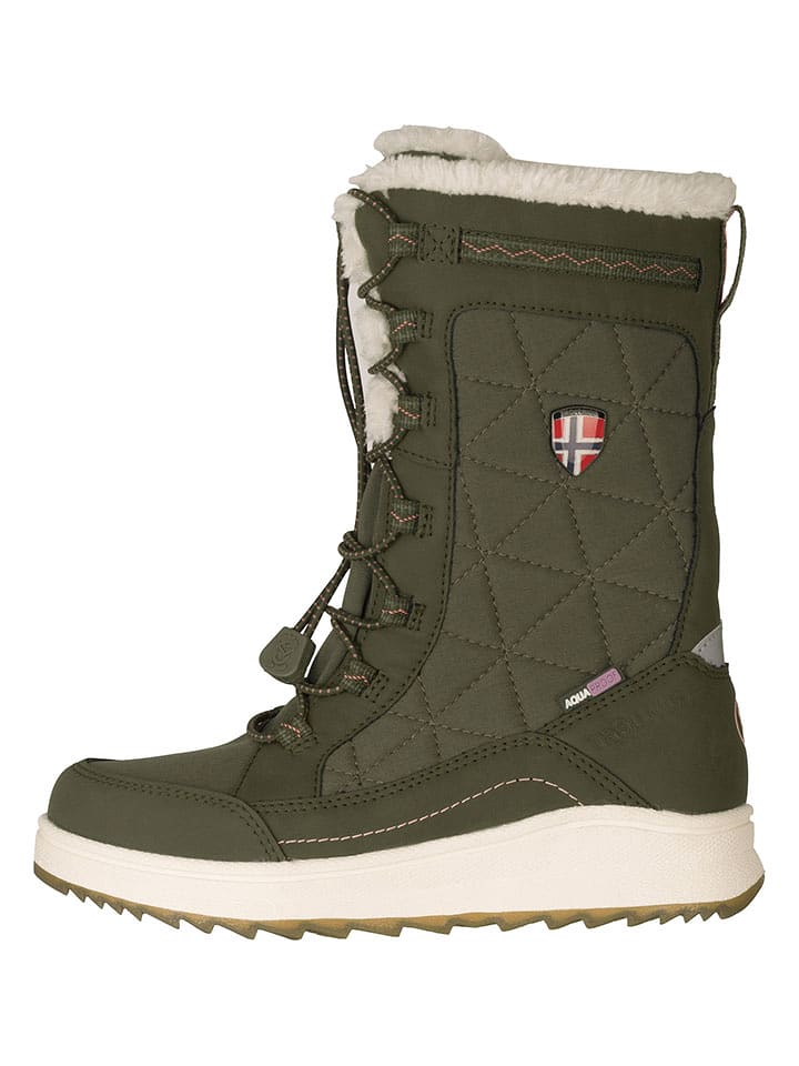Trollkids Winterboots "Arendal" in Khaki - 51% | Größe 37 | Kinderstiefel