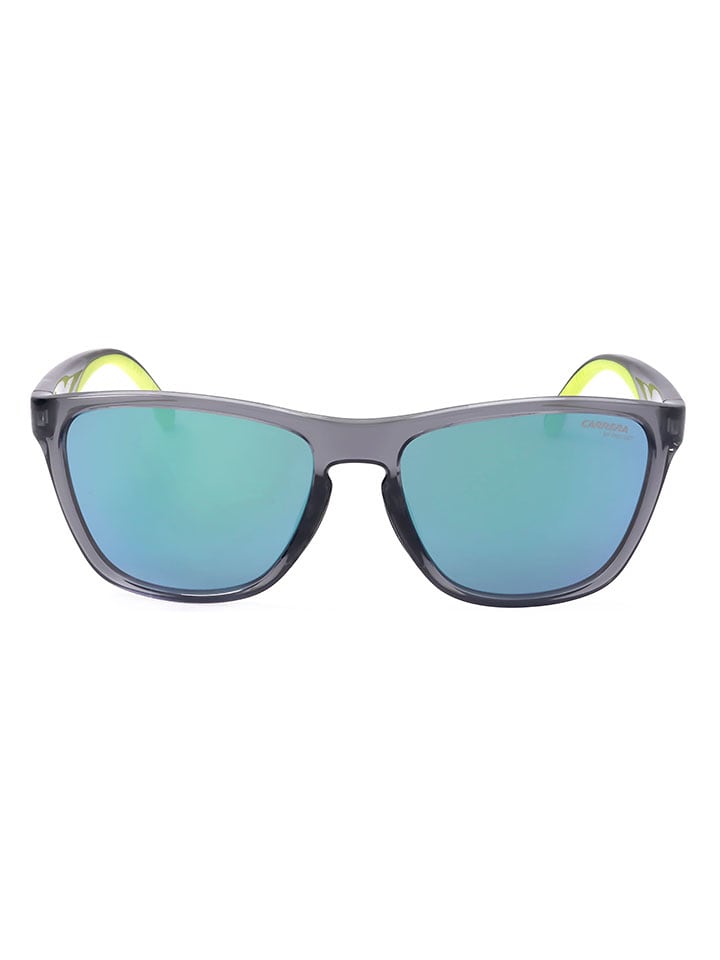 Carrera Unisex-Sonnenbrille in Dunkelblau/ Hellblau - 52% | Größe 56 | Brillen-herren