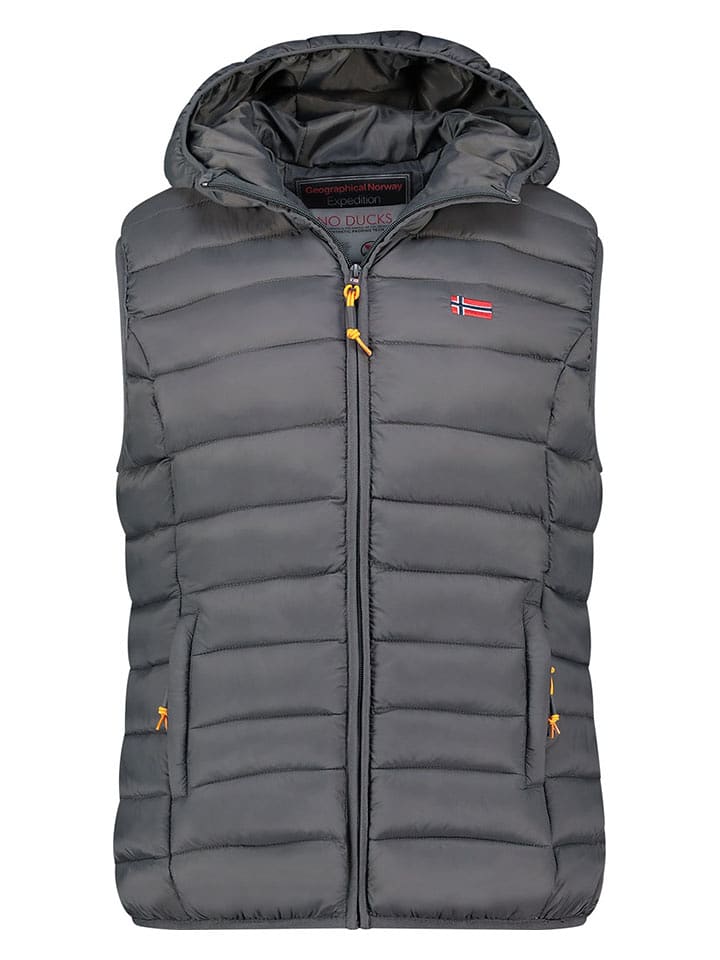 Geographical Norway Steppweste "Vatikolor" in Anthrazit - 68% | Größe S | Damenjacken