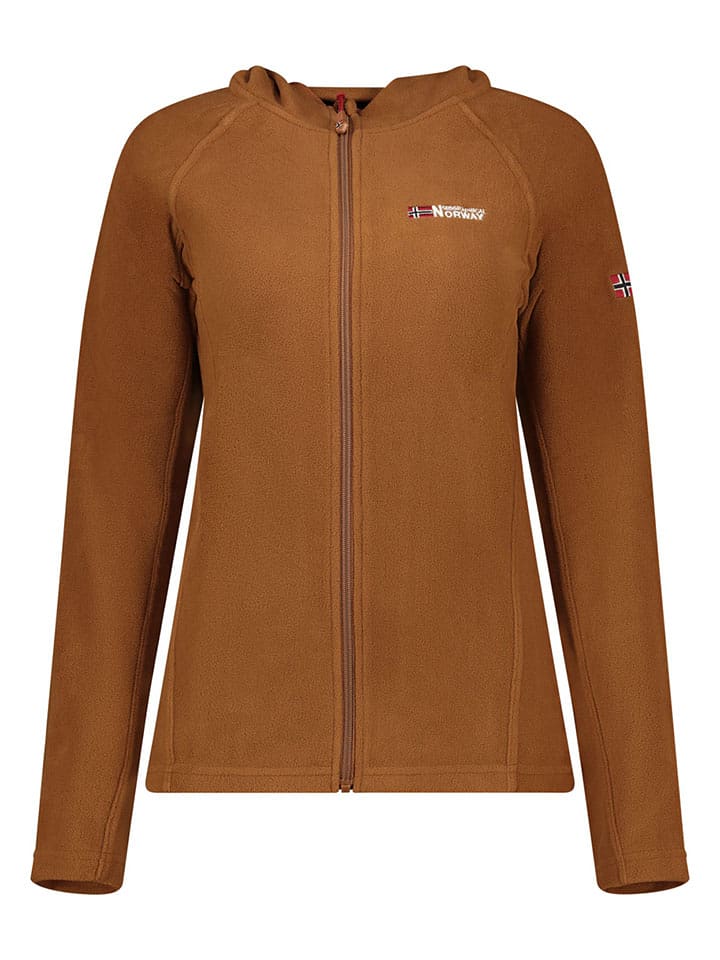 Geographical Norway Fleecejacke "Tugood" in Cognac - 59% | Größe S | Damenjacken