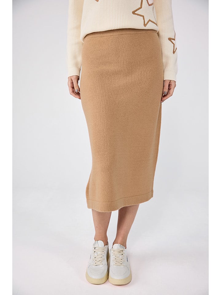 LIEBLINGSSTÜCK Wollrock "Tania" in Camel - 84% | Größe 36 | Damenroecke