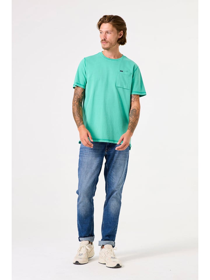 Garcia Shirt in Türkis - 61% | Größe XL | Herren-plussize