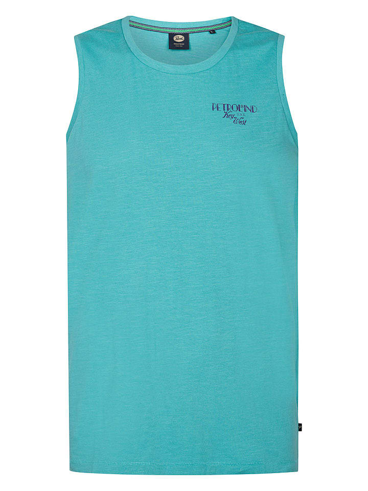 Petrol Industries Top in Türkis - 36% | Größe XL | Herrenshirts