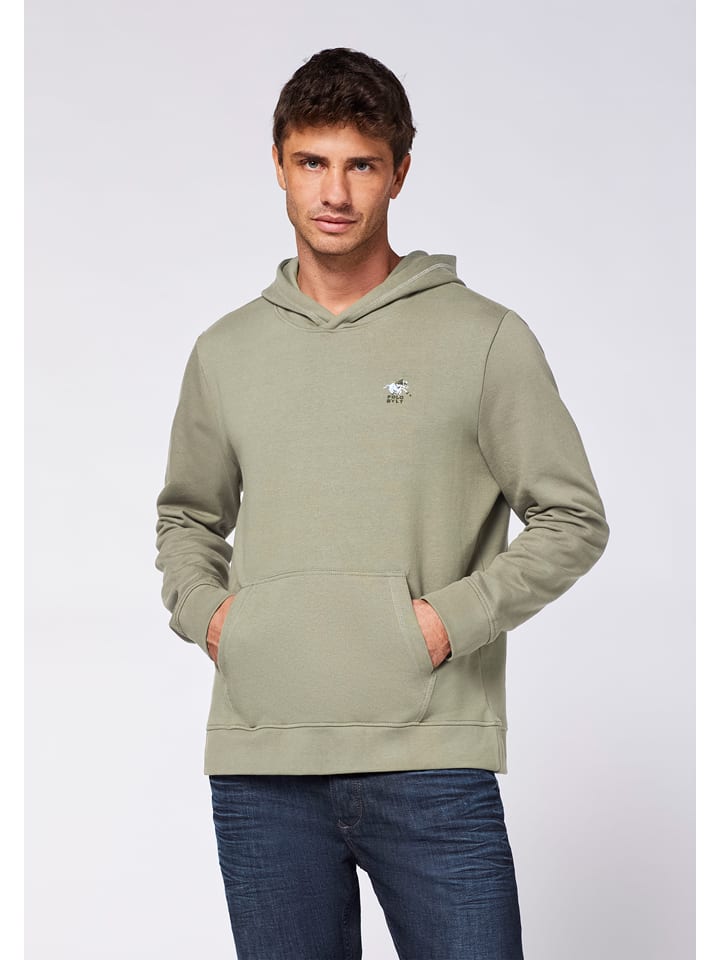 Polo Sylt Hoodie in Khaki - 45% | Größe L | Herren-sweatshirts-jacken