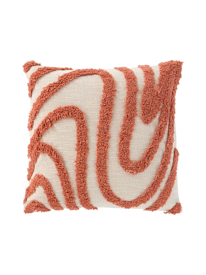Jotex Kissenhülle ''Kyla'' in Hellbraun/ Beige - 36% | Größe 50x50 cm | Dekokissen