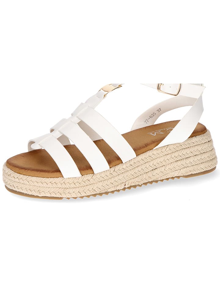 C'M Keilespadrilles in Weiß - 64% | Größe 41 | Damen-schuhe-halbschuhe