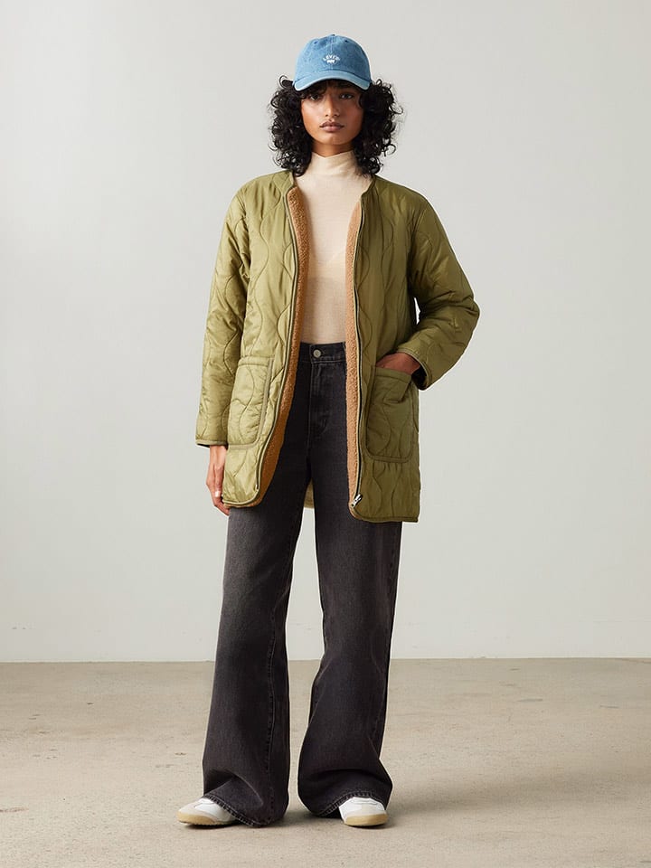 Levi's Parka 2w1 w kolorze khaki rozmiar: S