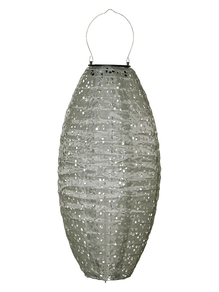 STAR Trading Solarny lampion LED "Festa" w kolorze zielonym - 20 x 40 cm rozmiar: onesize