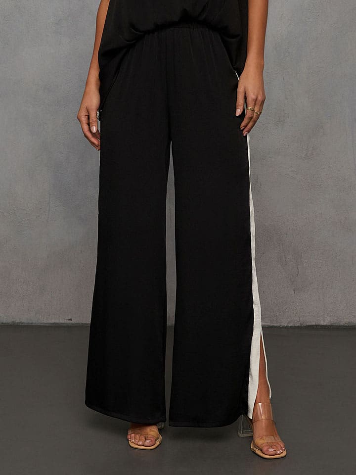 LA Angels Hose in Schwarz/ Creme - 62% | Größe L | Damenhosen