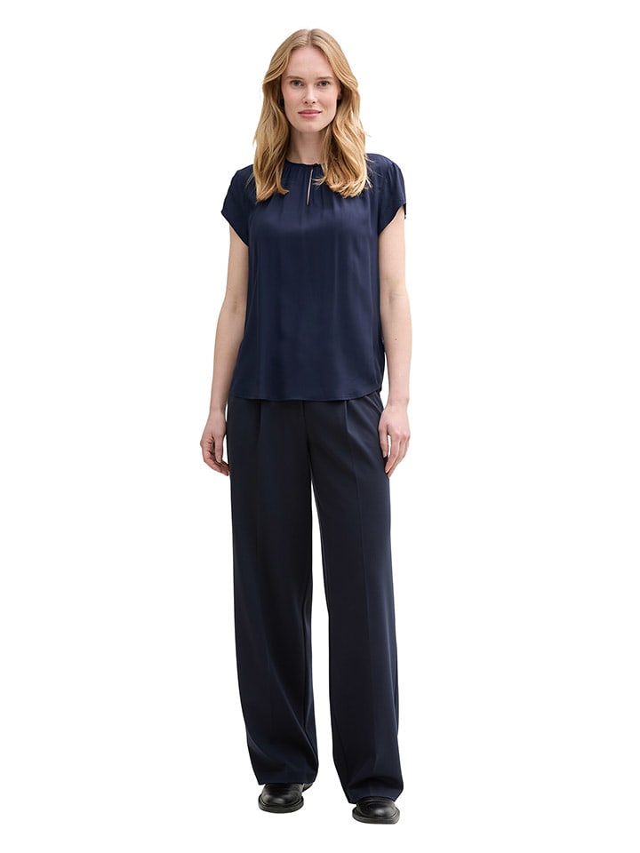 Tom Tailor Bluse in Dunkelblau - 70% | Größe 36 | Damen-blusen