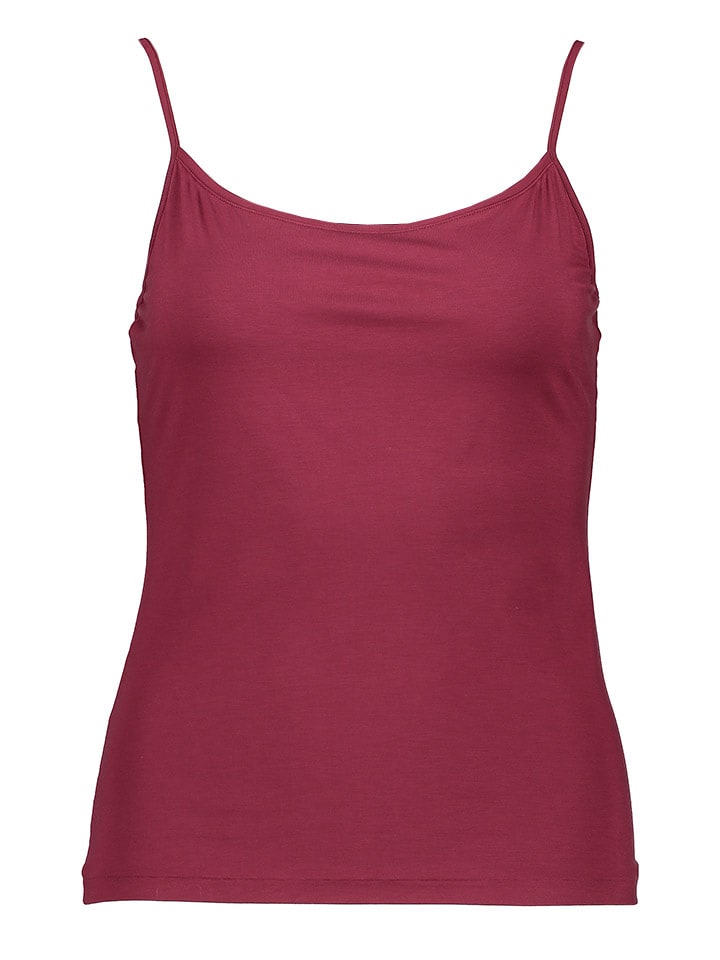 Hanro Hemdchen in Bordeaux - 61% | Größe XL | Damen-loungewear