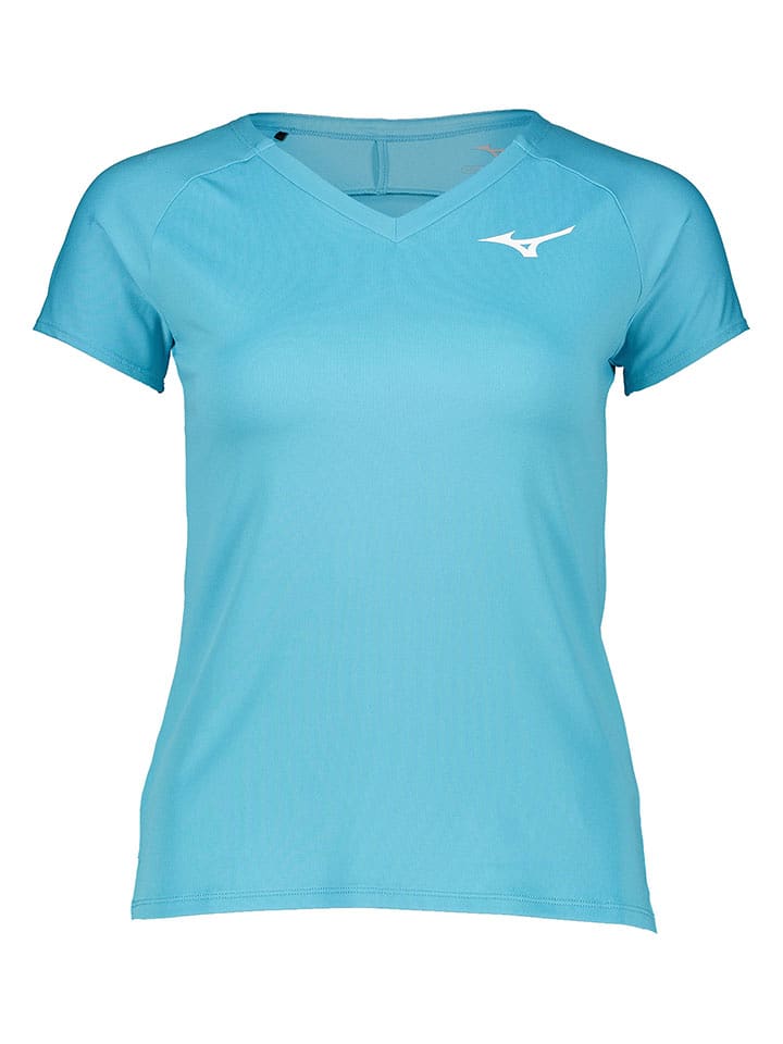 Mizuno Trainingsshirt in Hellblau - 71% | Größe L | Damen-tops