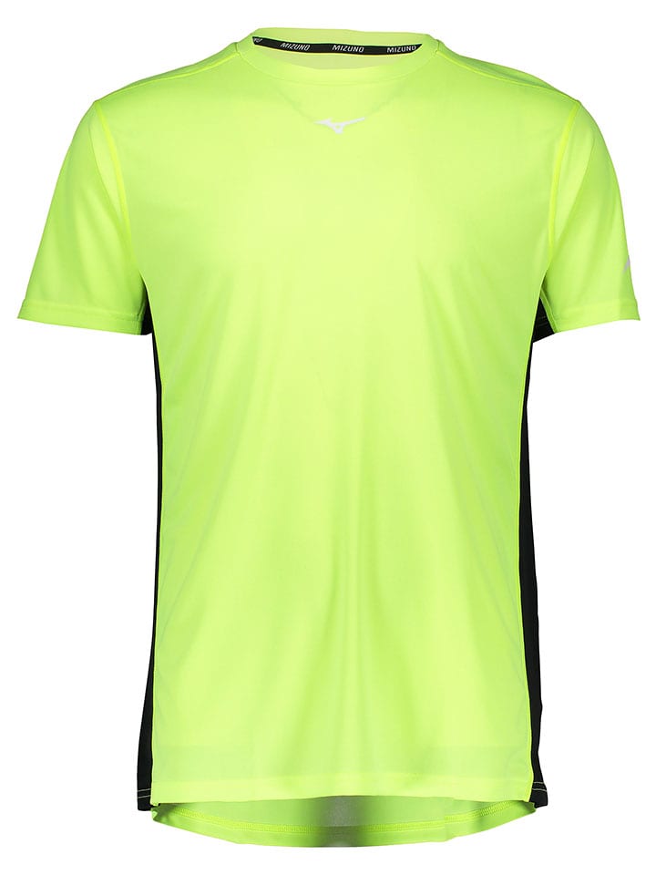 Mizuno Funktionsshirt "Sun Protect" in Gelb - 58% | Größe M | Herren-sportshirts