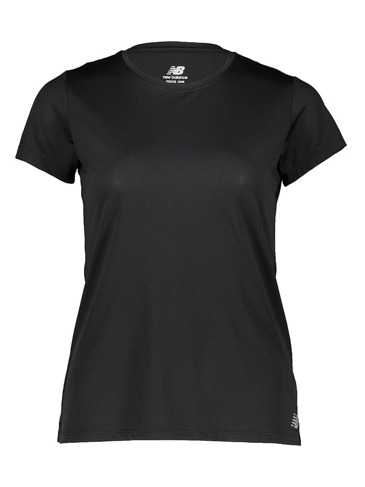 New Balance Laufshirt "Core" in Schwarz - 35% | Größe M | Damen-outdoor-tops-shirts