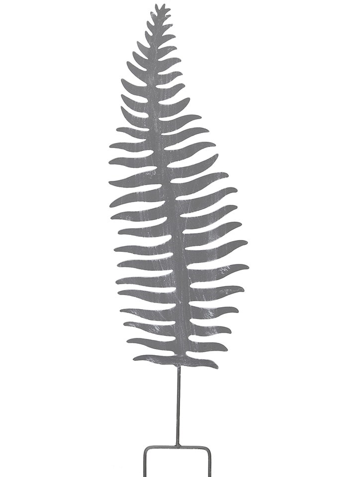 POSIWIO Gartenstab "Blatt" in Grau - (B)20 x (H)82 cm - 17% | Gartendeko