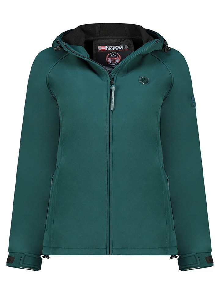 Geographical Norway Softshelljacke "Tamilalor" in Petrol - 63% | Größe L | Damen-outdoorjacken