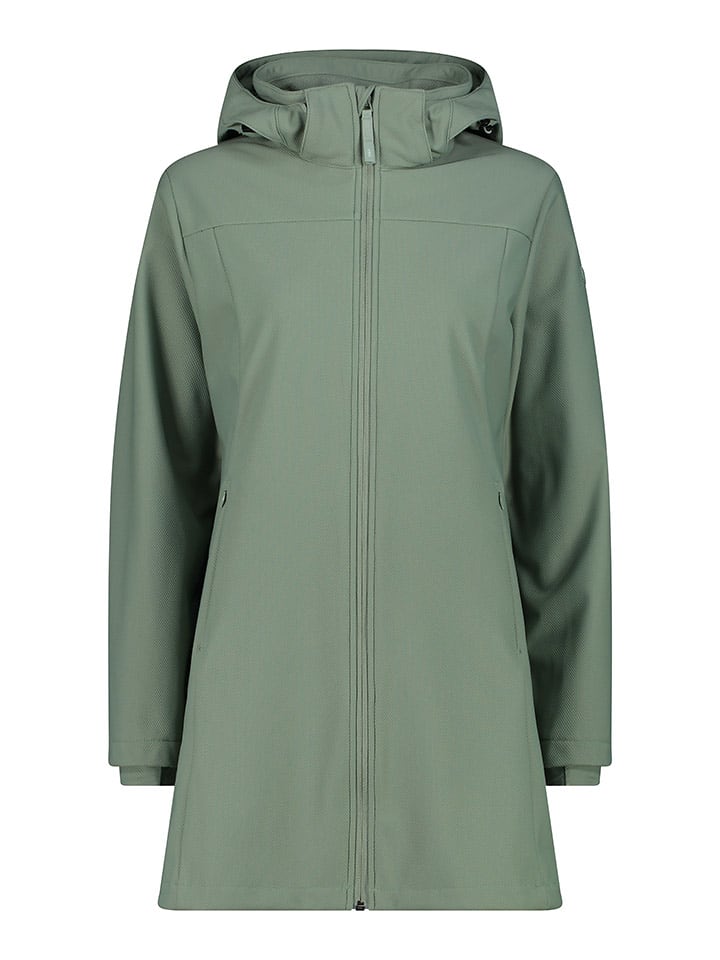 cmp Softshellparka in Grün - 61% | Größe 38 | Damen-outdoorjacken