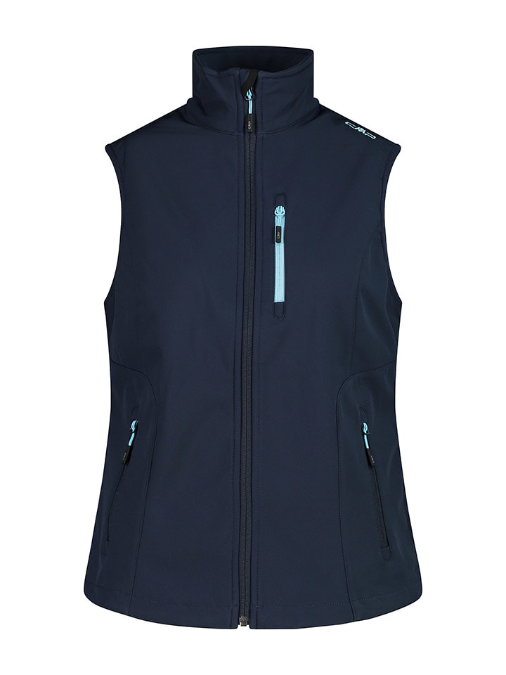 cmp Softshellweste in Dunkelblau - 68% | Größe 38 | Damen-outdoorjacken