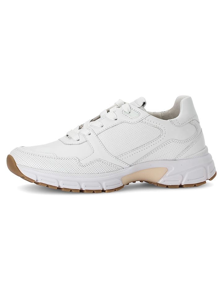 Gabor Leder-Sneakers in Weiß - 60% | Größe 38,5 | Damen-sneakers