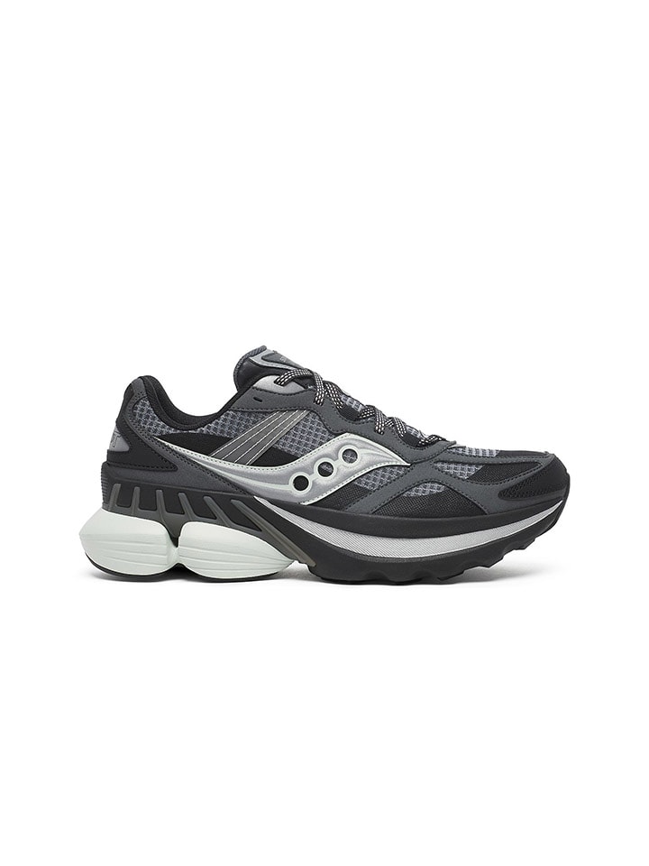 Saucony Sneakers "Grid NXT" in Grau/ Schwarz - 53% | Größe 42,5 | Damen-sneakers