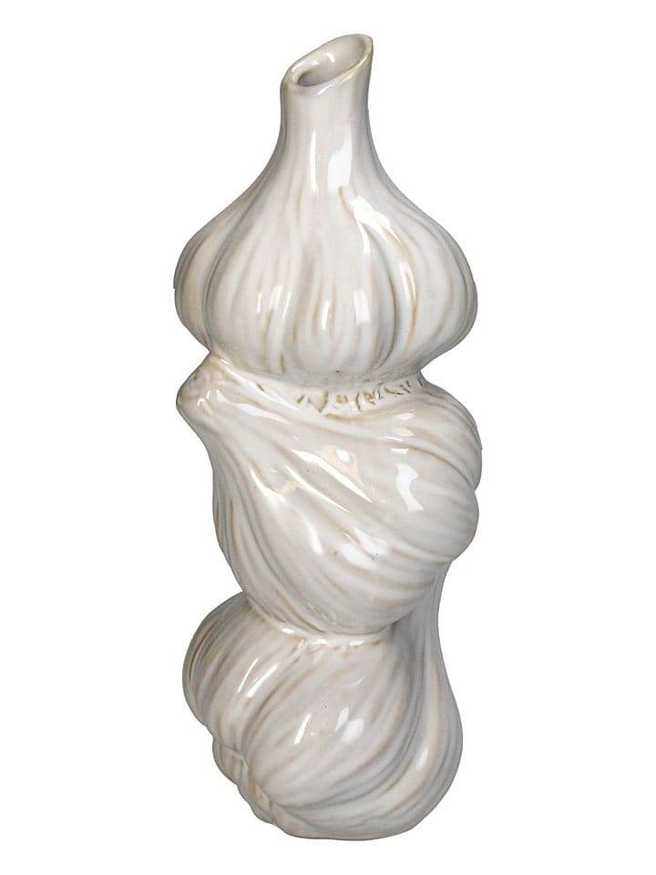 Kersten Vase ''Garlic'' in Weiß - (B)9,5 x (H)23,1 x (T)9,2 cm - 15% | Kerzen-vasen