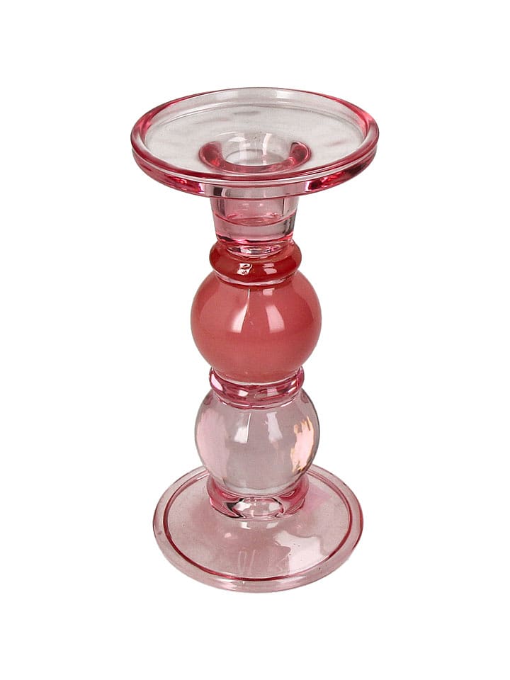 Kersten Kerzenhalter in Rosa - (H)17,5 x Ø 9 cm - 13% | Kerzen-vasen
