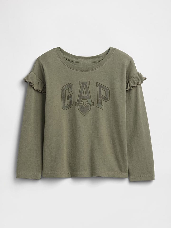 GAP Longsleeve in Khaki - 66% | Größe 80/86 | Baby-langarmshirts