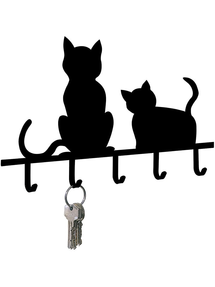 Wenko Schlüsselboard in Schwarz - (B)20 x (H)15 cm - 15% | Aufbewahren-servieren
