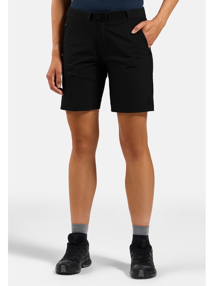 Odlo Funktionsshorts "Ascent" in Schwarz - 54% | Größe 40 | Damen-sporthosen