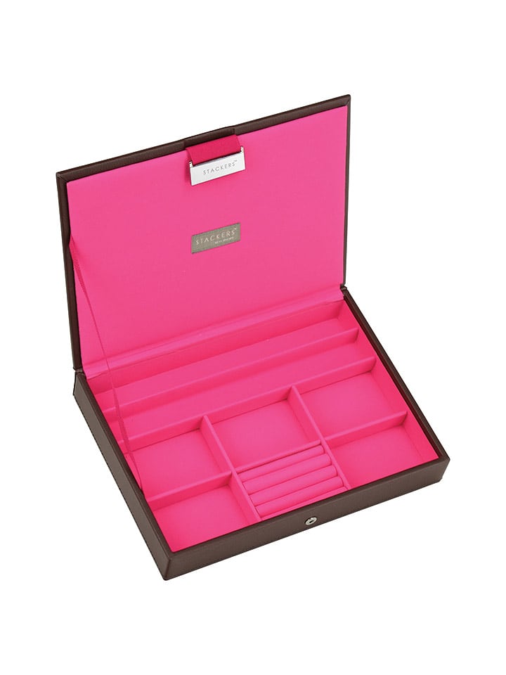 Stackers Schmuckkasten in Braun - (B)25 x (H)18 x (T)4,2 cm - 15% | Schmuckkaesten