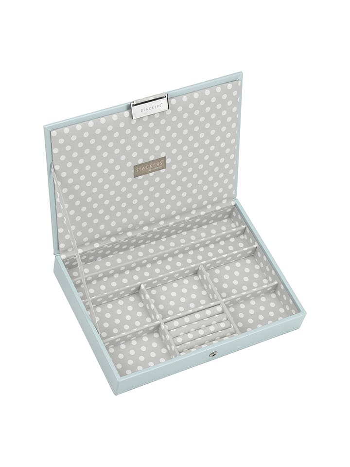 Stackers Schmuckkasten in Hellblau - (B)25 x (H)18 x (T)4,2 cm - 15% | Schmuckkaesten