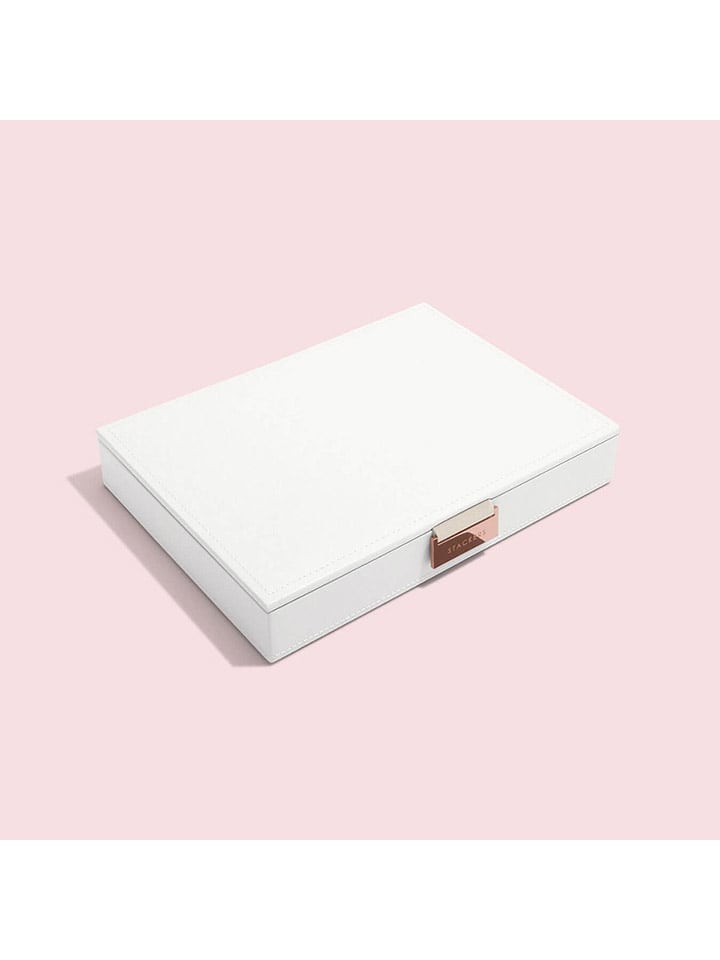 Stackers Schmuckkasten in Weiß - (B)25 x (H)18 x (T)4,2 cm - 18% | Schmuckkaesten