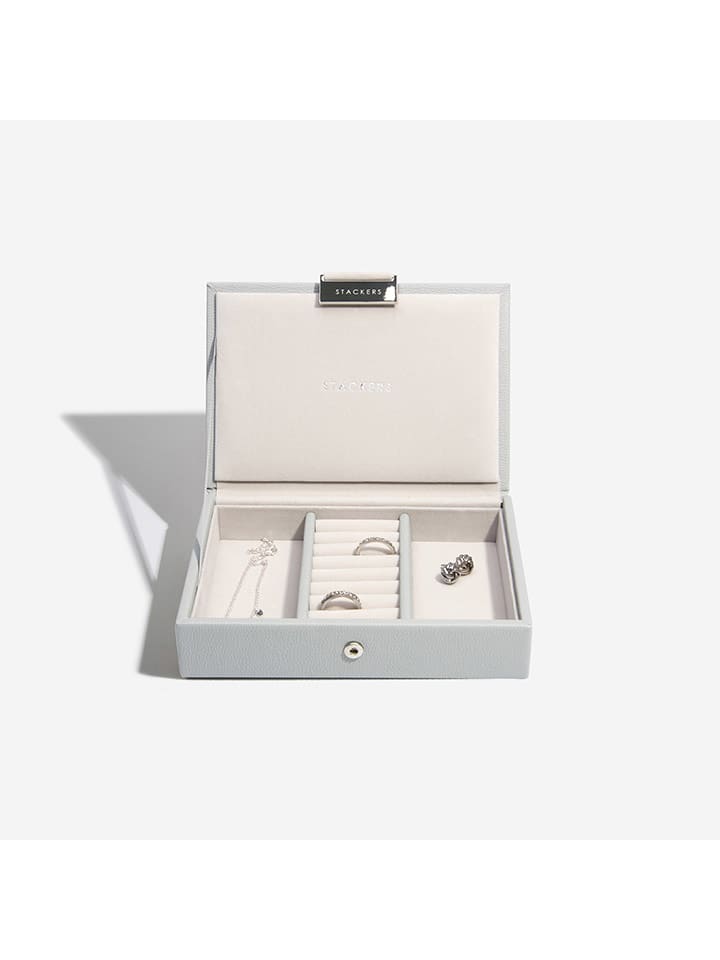 Stackers Schmuckkasten in Grau - (B)18 x (H)12,5 x (T)4,5 cm - 15% | Schmuckkaesten