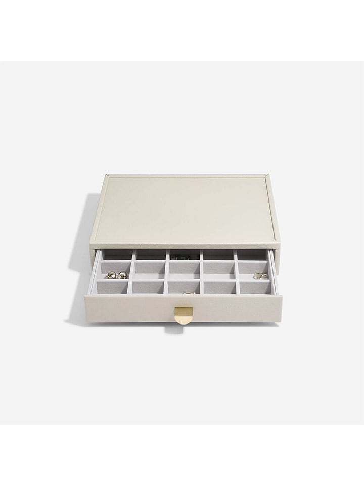 Stackers Schmuckkasten "Classic" in Creme - (B)25 x (H)18 x (T)5,8 cm - 15% | Schmuckkaesten
