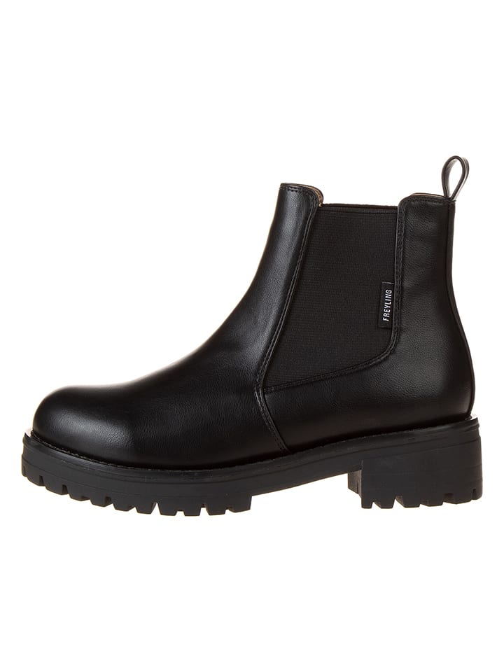 Freyling Chelsea-Boots in Schwarz - 60% | Größe 40 | Stiefeletten