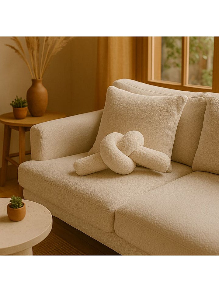 ABERTO DESIGN Kissen in Beige - 44% | Dekokissen