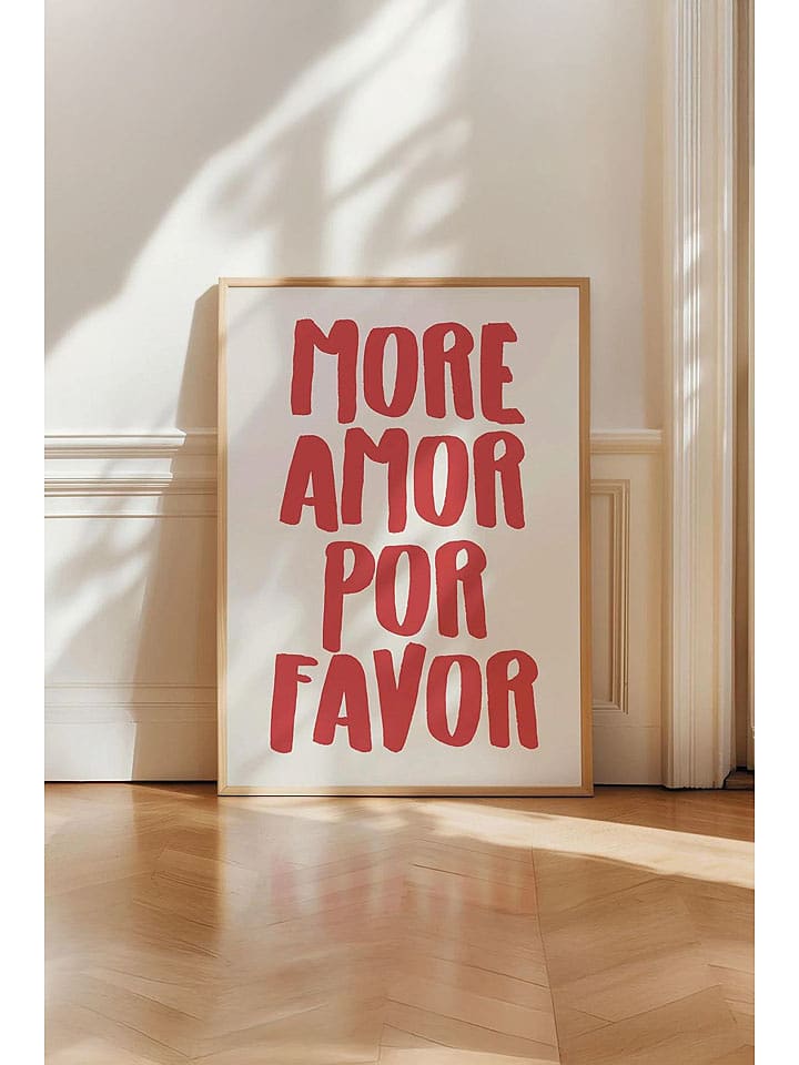 ABERTO DESIGN Gerahmter Kunstdruck - (B)33 x (H)48 cm - 54% | Wanddekoration