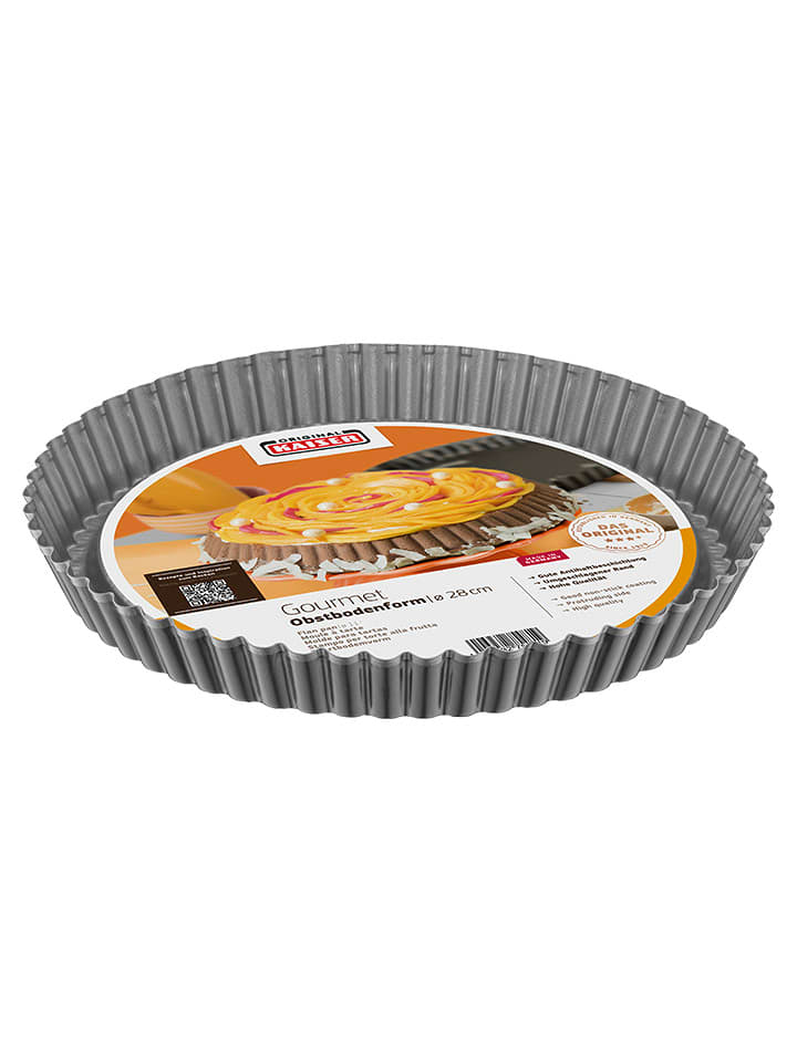 Kaiser Obstbodenform ''Gourmet 231'' in Grau - Ø 28 cm - 16% | Kuechenhelfer