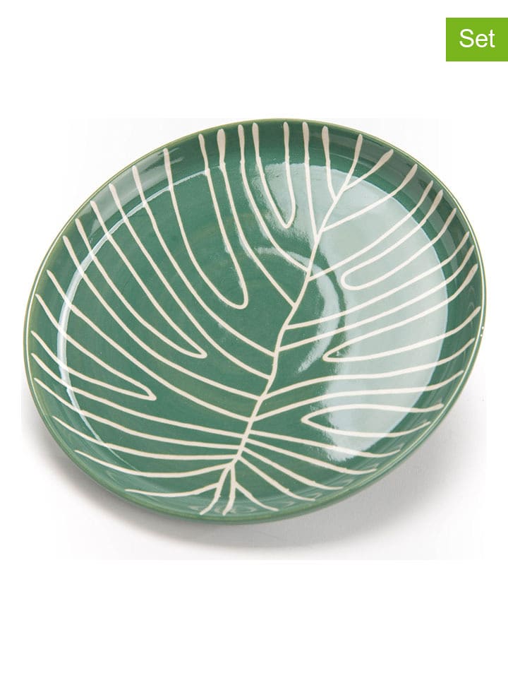 Amadeus 6er-Set: Dessertteller ''Natureva'' in Grün - Ø 21 cm - 41% | Gedeckter-tisch