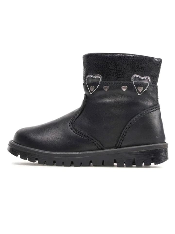Primigi Leder-Ankle-Boots in Schwarz - 66% | Größe 24 | Baby-stiefel-boots