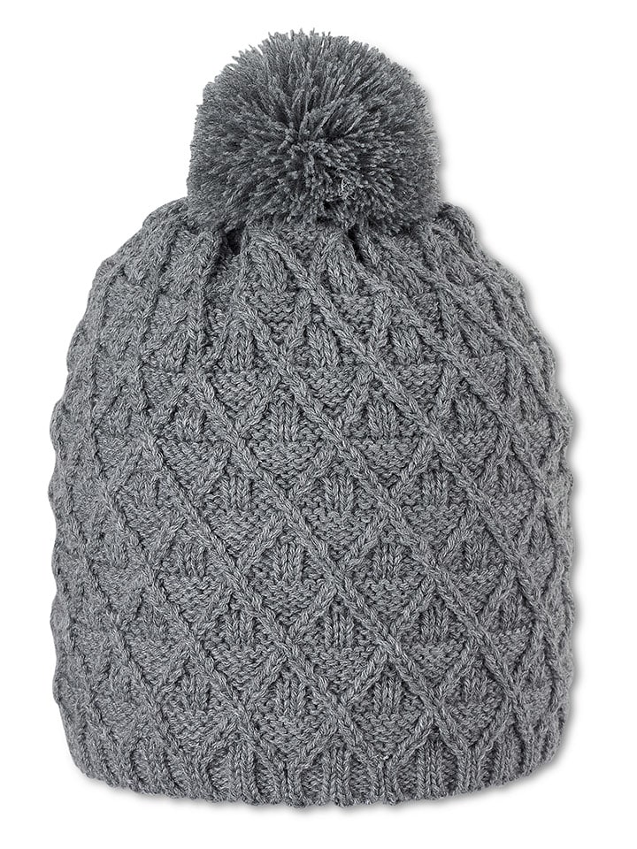 Sterntaler Bommelstrickmütze in Grau - 40% | Größe 49 cm | Baby-muetzen