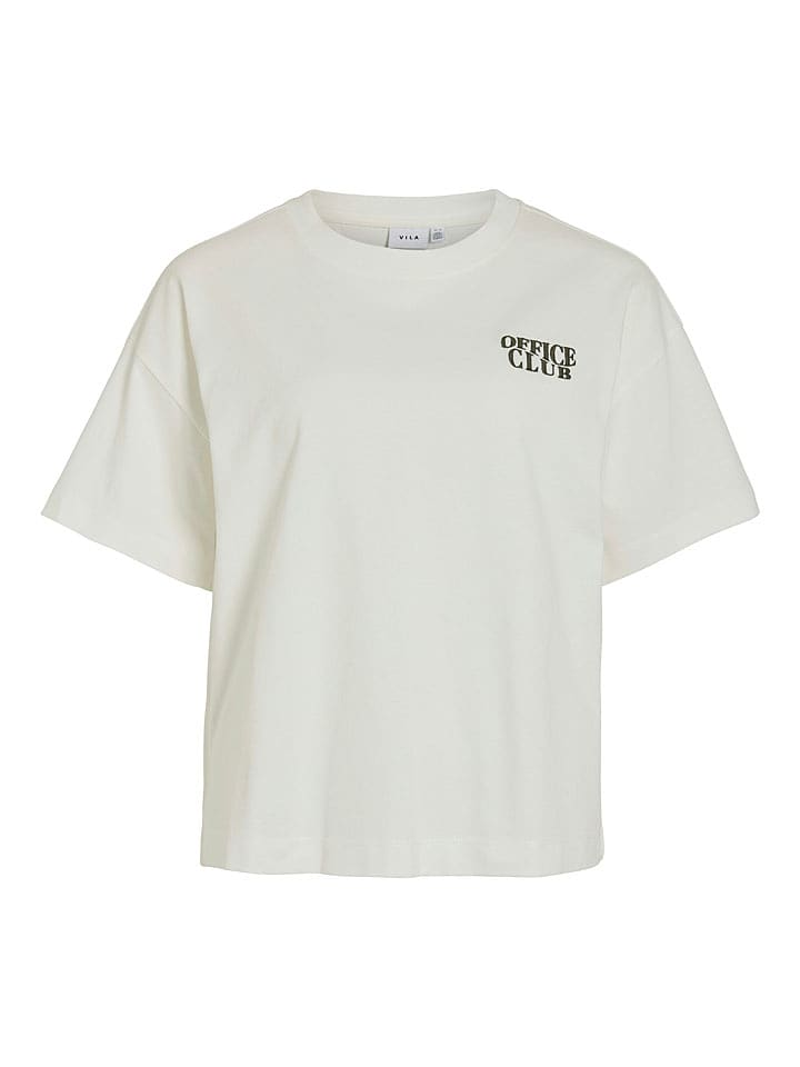 Vila Shirt "Vimonie" in Weiß - 64% | Größe M | Damen-tops