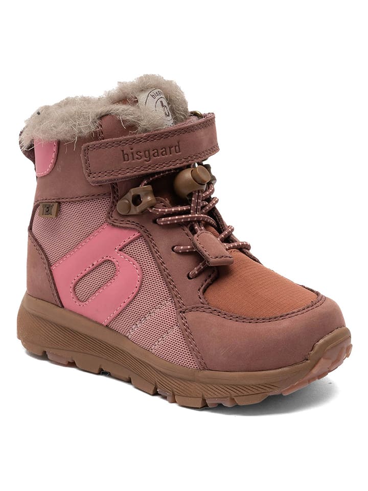 bisgaard Winterboots in Hellbraun/ Rosa - 65% | Größe 23 | Baby-stiefel-boots