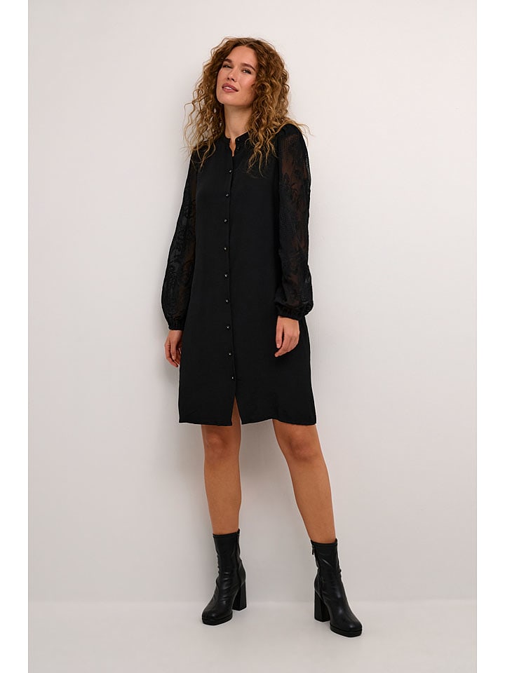 CULTURE Kleid "Lotte" in Schwarz - 61% | Größe M | Damen-kleider